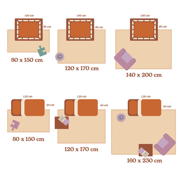 Kinderkamer vloerkleed - Bowie Autoweg Taupe - 7