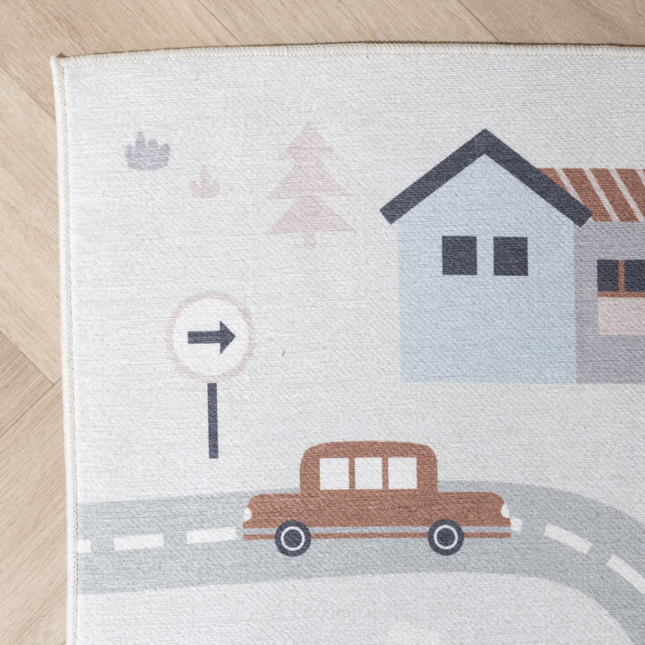 Speelkleed auto - Rocky Ride Wit - 4