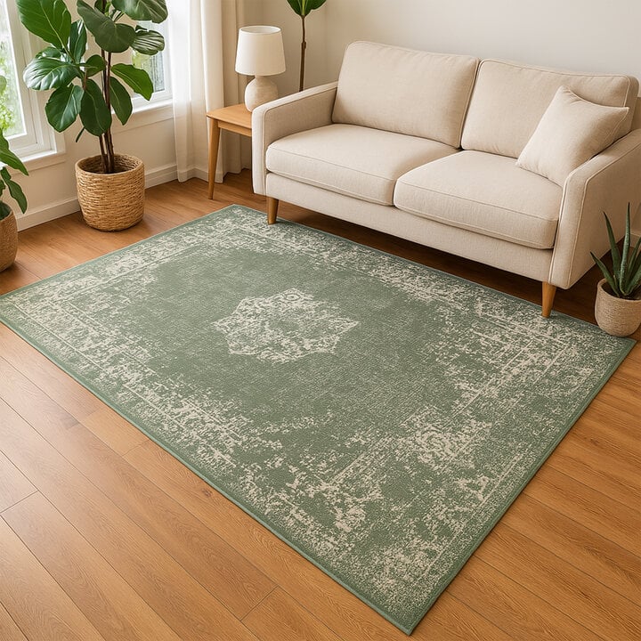 Vintage vloerkleed - Wonder Groen - 8