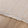 Jute vloerkleed - Rumi Tiles Beige/Wit - thumbnail 4