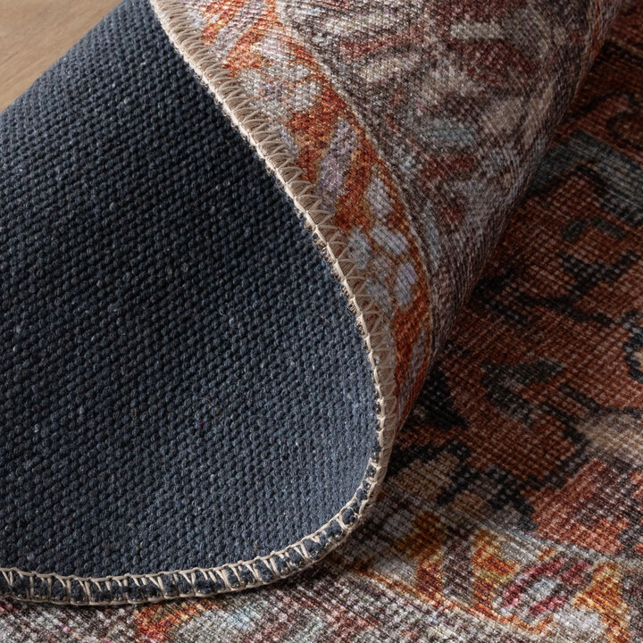 Rond vintage tapijt - Liva Mandala Terra - 6