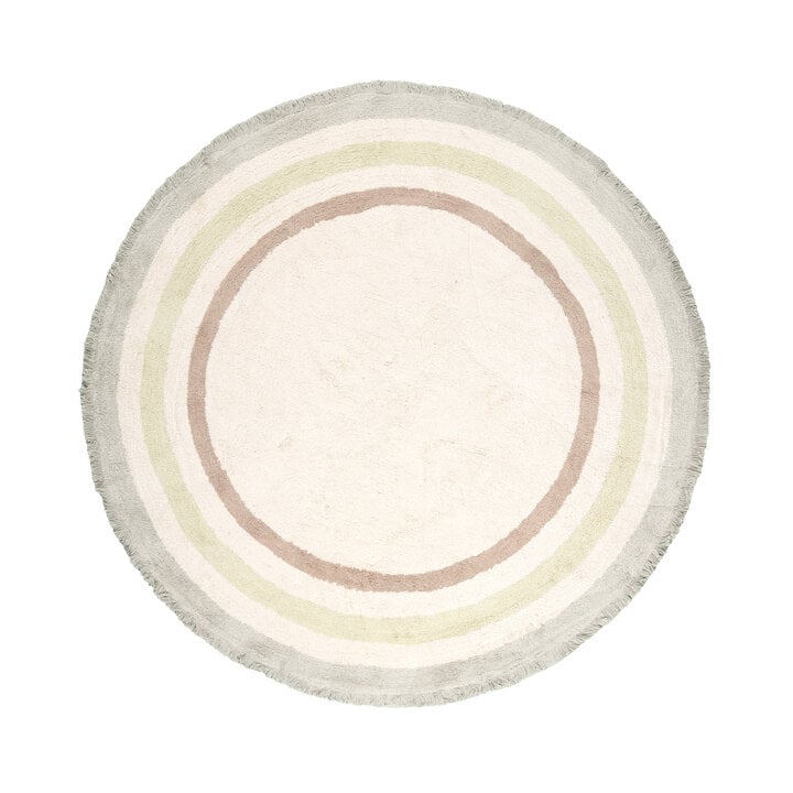 Rond wasbaar kinderkleed - Milo Groen - 1