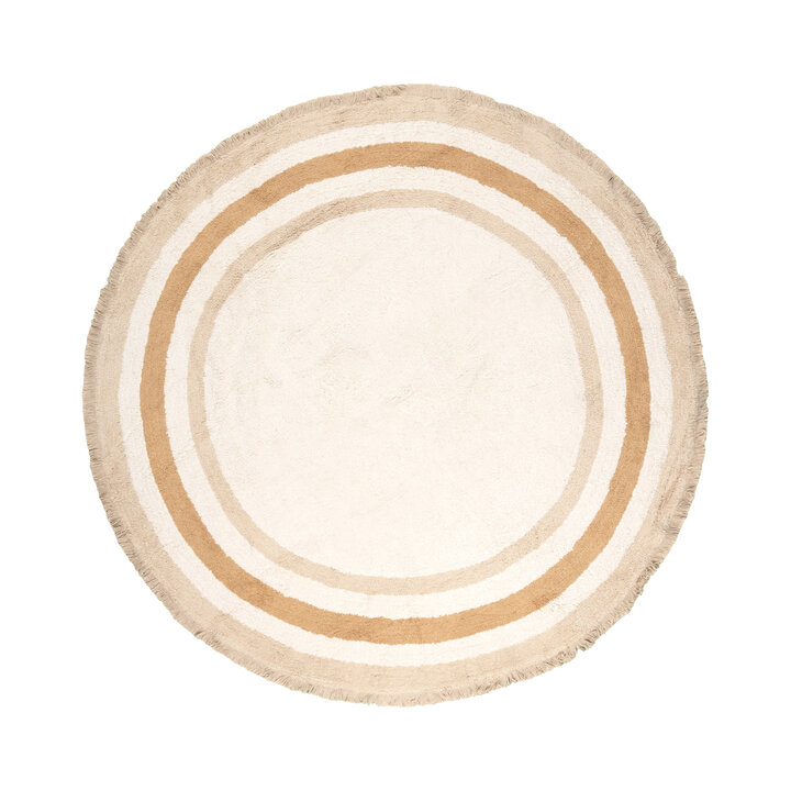 Rond wasbaar kinderkleed - Milo Beige - 1