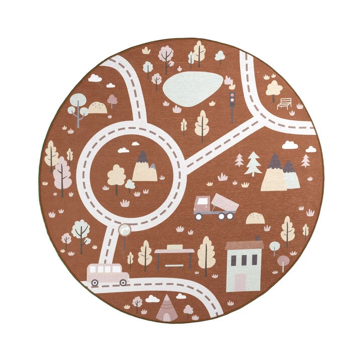Rond speelkleed auto - Rocky Ride Terra - 1