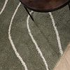 Wasbaar vloerkleed - Myrre Swirl Groen - thumbnail 2