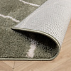Wasbaar vloerkleed - Myrre Swirl Groen - thumbnail 6