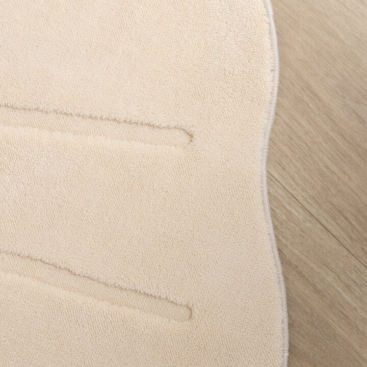 Wasbaar kindervloerkleed - Coco Schelp Beige - 4