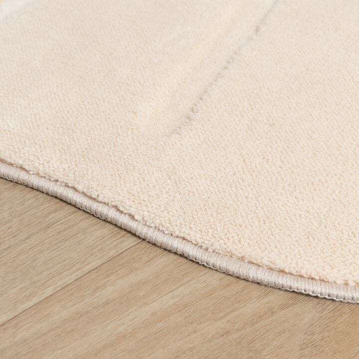 Wasbaar kindervloerkleed - Coco Schelp Beige - 5
