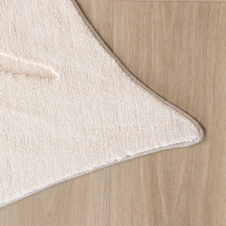 Wasbaar kindervloerkleed - Coco Blad Beige - 4
