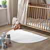 Wasbaar kindervloerkleed - Coco Regenboog Wit - thumbnail