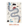 Auto speelkleed - Dex Road Blauw - thumbnail 7