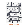 Auto speelkleed - Dex Trail Zwart - thumbnail 7