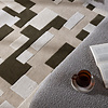 Abstract vloerkleed - Vienna Geo Wit/Groen - thumbnail 2