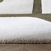 Abstract vloerkleed - Vienna Retro Wit/Groen - thumbnail 5