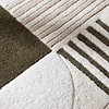 Abstract vloerkleed - Vienna Shapes Wit/Groen - thumbnail 3