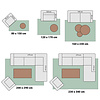 Abstract vloerkleed - Vienna Shapes Wit/Groen - thumbnail 7