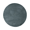 Rond laagpolig vloerkleed - Essenza Blauw - thumbnail 1