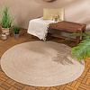 Rond binnen- & buitenkleed - Bali Bruin - thumbnail 2