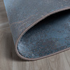 Rond vloerkleed industrieel - Raphael Blauw/Terra - thumbnail 6
