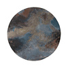 Rond vloerkleed industrieel - Raphael Blauw/Terra - thumbnail 1