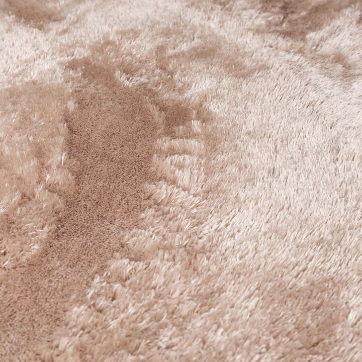 Wasbaar fluffy vloerkleed - Shimmer Beige - 3