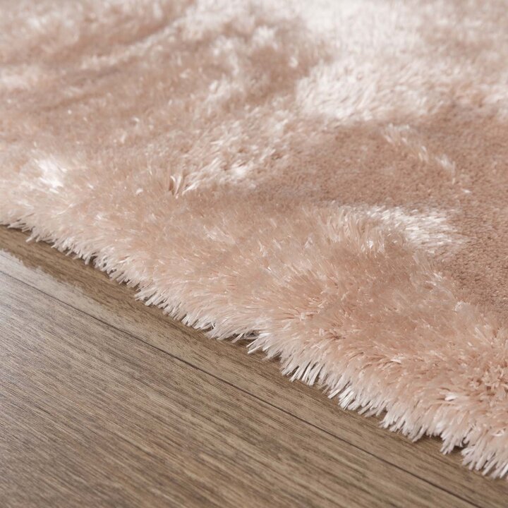 Wasbaar fluffy vloerkleed - Shimmer Beige - 5