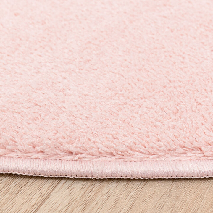 Rond wasbaar vloerkleed - Vivid Roze  - 5