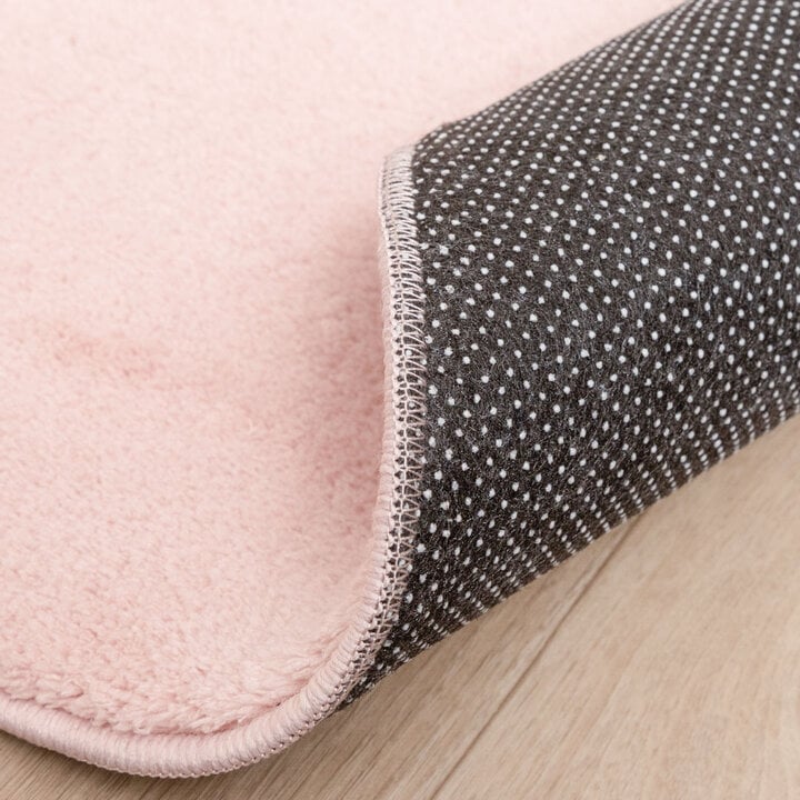 Rond wasbaar vloerkleed - Vivid Roze  - 6