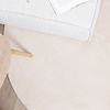 Rond wasbaar vloerkleed - Vivid Beige  - thumbnail 2