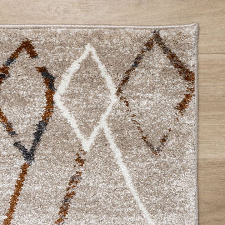 Berber vloerkleed - Blend Diamond Beige - 4