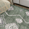 Berber vloerkleed - Blend Aztec Groen - thumbnail 1