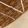 Rond Berber vloerkleed - Blend Diamond Roestbruin - thumbnail 3