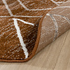 Rond Berber vloerkleed - Blend Diamond Roestbruin - thumbnail 5