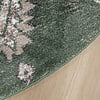 Rond Berber vloerkleed - Blend Aztec Groen - thumbnail 3