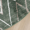 Rond Berber vloerkleed - Blend Diamond Groen - thumbnail 3