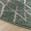 Rond Berber vloerkleed - Blend Diamond Groen - thumbnail 4