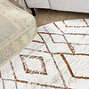 Rond Berber vloerkleed - Blend Diamond Terra - thumbnail 1
