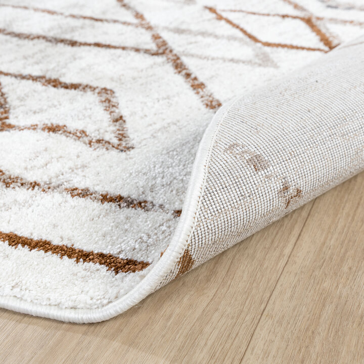 Rond Berber vloerkleed - Blend Diamond Terra - 6