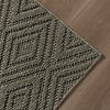Loper vloerkleed - Hidde 3D Diamond Groen - thumbnail 1