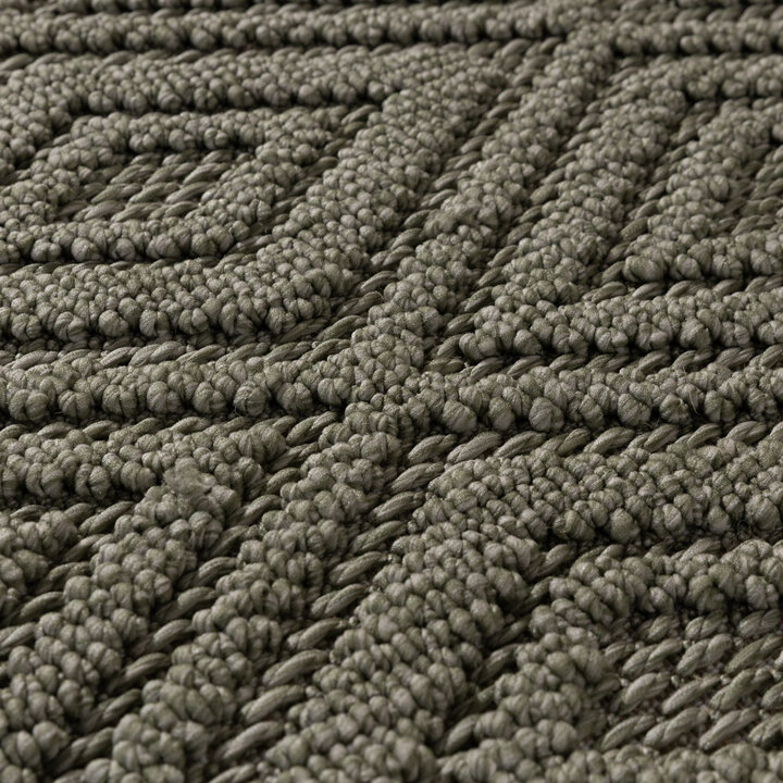 Loper vloerkleed - Hidde 3D Diamond Groen - 3