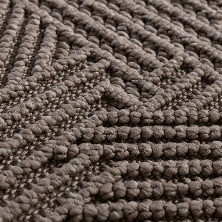 Loper vloerkleed - Hidde 3D Maze Taupe  - 3