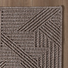 Loper vloerkleed - Hidde 3D Maze Taupe  - thumbnail 3