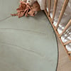 Wasbaar kindervloerkleed - Coco Blad Groen - thumbnail 2