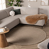 Rond wollen vloerkleed - Bliss Beige/Bruin - thumbnail