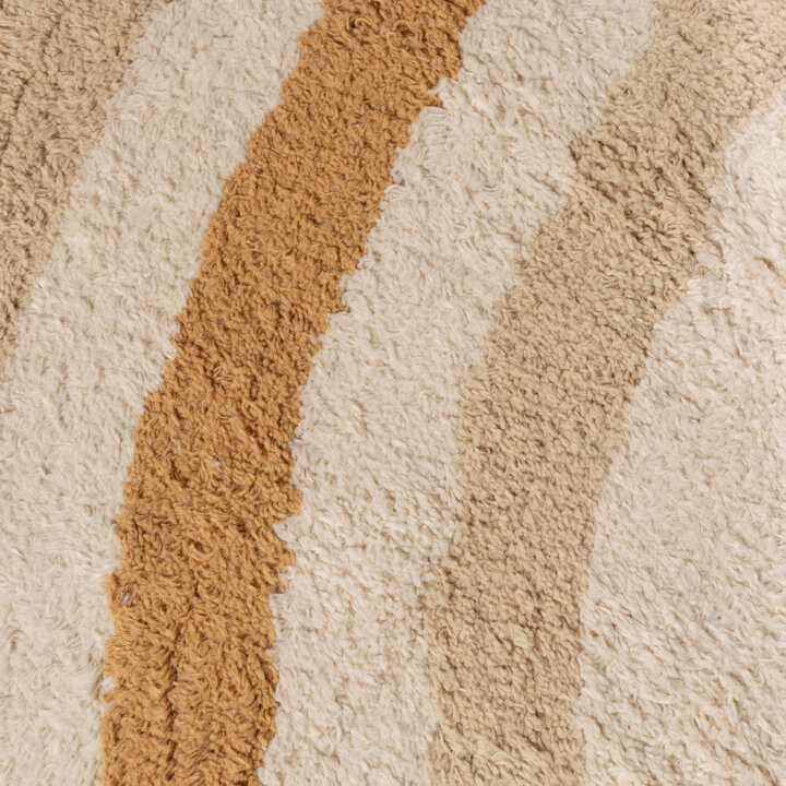 Ovaal wasbaar kindervloerkleed - Milo Beige - 3