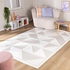Japandi vloerkleed - Everly 3D Prism Wit - thumbnail