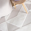 Japandi vloerkleed - Everly 3D Prism Wit - thumbnail 1