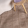 Japandi vloerkleed - Everly 3D Blocks Taupe - thumbnail 1