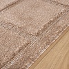 Japandi vloerkleed - Everly 3D Blocks Taupe - thumbnail 4