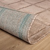Japandi vloerkleed - Everly 3D Blocks Taupe - thumbnail 5